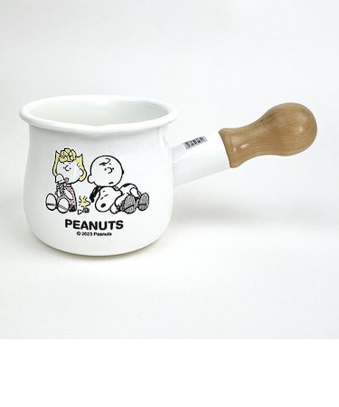 スヌーピー ブレイクタイム ホーロープチミルクパン キッチン 日本製 SNOOPY