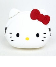 サンリオ ハローキティ フェイス型シリコンがまぐちポーチ mimi POCHI ホワイト Sanrio