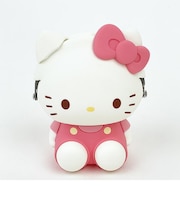 サンリオ ハローキティ お座り型シリコンがまぐちポーチ 3D POCHI ピンク Sanrio