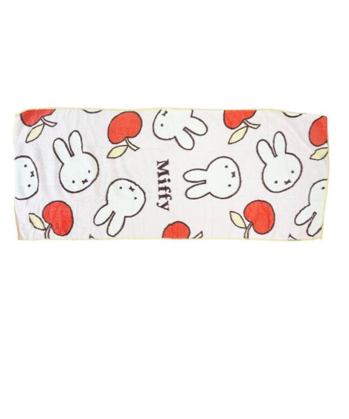 ミッフィー miffy ギンガムシリーズ クイックドライ フェイスタオル