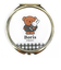 ミッフィー ボリス ミラー ギンガムシリーズ グレー miffy