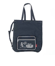 スヌーピー 2WAYトートリュック セオルー  ブラック SNOOPY