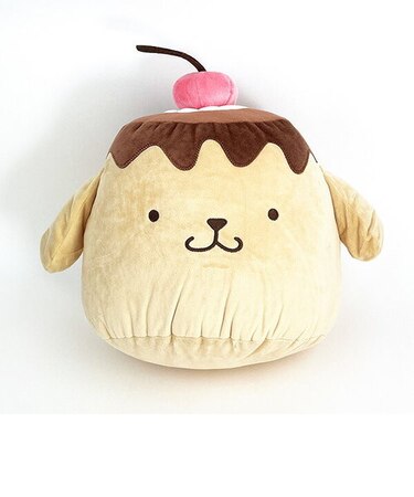 サンリオ ポムポムプリン プリンアラモード ダイカットクッション インテリア