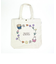 ミッフィー miffy ナチュラルフラワーシリーズ トートバッグ  ホワイト