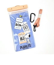 スヌーピー 防水ポーチ(チケット) スマホケース SNOOPY