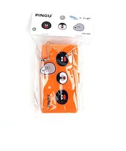 ピングー(PINGU)×松本セイジ ミニケース(Orange) 小物入れ 日本製