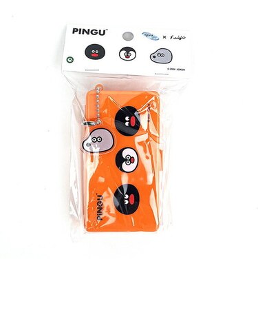 ピングー(PINGU)×松本セイジ ミニケース(Orange) 小物入れ 日本製