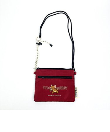 トムとジェリー ジェリー フレンドサコッシュ レッド バッグ