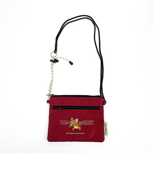 トムとジェリー ジェリー フレンドサコッシュ レッド バッグ
