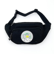 トムとジェリー シリコンアップリケ付ボディバッグ(ブラック)