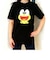 ど根性ガエル ピョン吉ごきげん Tシャツ(ブラック) Mサイズ アパレル
