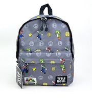 スーパーマリオ マリオカート キッズ ジャンプ＆ランデイパック(グレー) バッグ 任天堂