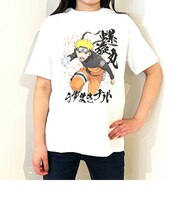 NARUTO(ナルト) うずまきナルト螺旋丸 Tシャツ(ホワイト) 3Lサイズ アパレル ジャンプ