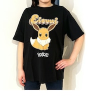 ポケットモンスター イーブイ ブラック Tシャツ Mサイズ アパレル ポケモン