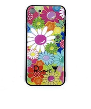 内藤ルネ フラワー iPhoneSE(第2世代)8/7/6S/6 ガラスケース スマホ用品 Rune