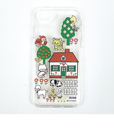 内藤ルネ クリアケース アニマル iPhoneSE(第2世代)8/7/6s/6 スマホ用品 Rune