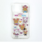 内藤ルネ クリアケース MIC＆MAC iPhone12/12Pro スマホ用品 Rune