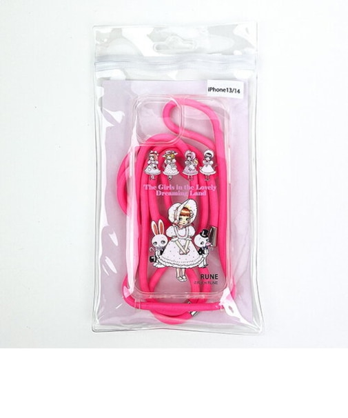 内藤ルネ ストラップ付ケース ロリータ iPhone13/14 スマホ用品 Rune