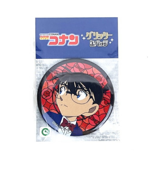 名探偵コナン 江戸川コナン グリッター缶バッジ vol.2 日本製