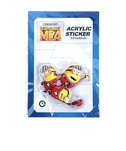 ミニオンズ 怪盗グルー4 ピットクルー アクリルステッカー 日本製