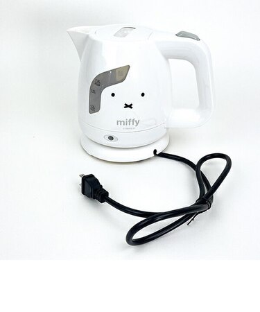 ミッフィー miffy 電気ケトル(0.8L) ホワイト キッチン