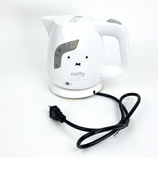 ミッフィー miffy 電気ケトル(0.8L) ホワイト キッチン