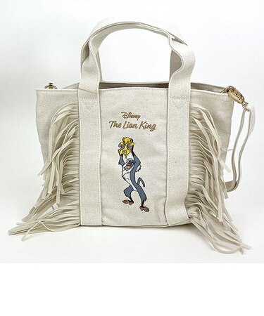 ディズニー ライオンキング フリンジミニバッグ(アイボリー) ACCOMMODE アコモデ Disney