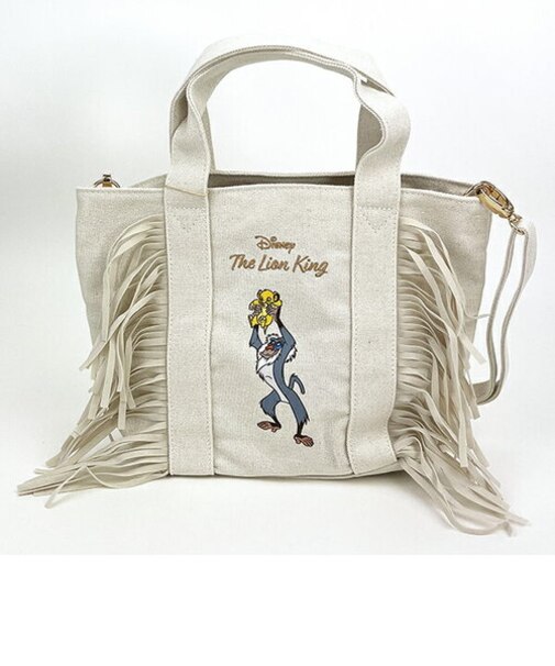 ディズニー ライオンキング フリンジミニバッグ(アイボリー) ACCOMMODE アコモデ Disney