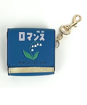 ACCOMMODE (アコモデ) 喫茶 キッサマッチバコ ポーチチャーム (ブルー)