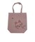 ノンタン あかんべ 帆布トートバッグ ピンク