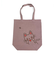 ノンタン あかんべ 帆布トートバッグ ピンク