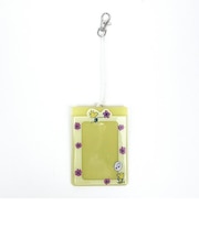 スヌーピー フォトパスケース イエロー 定期入れ 推し活 SNOOPY