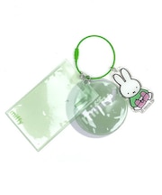 ミッフィー miffy チェキ収納＆バッジホルダー グリーン 推し活