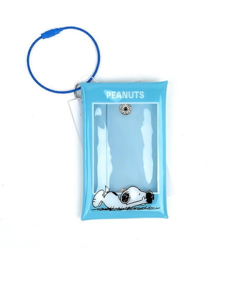 スヌーピー チェキ収納ホルダー ブルー 推し活  SNOOPY