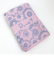 内藤ルネ バスタオル(花) ピンク レトロ RUNE