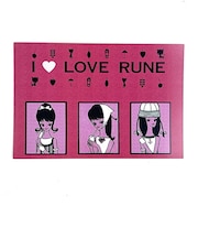 内藤ルネ アイラブルネ ポストカード 文具