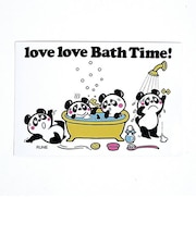 内藤ルネ love love Bath Time ポストカード 文具