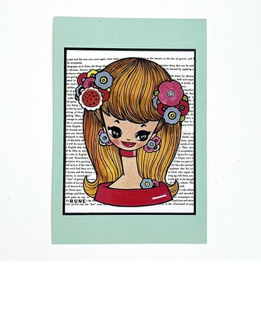 内藤ルネ エリちゃん ポストカード 文具