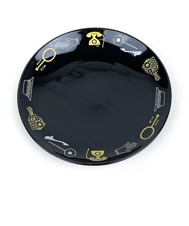 内藤ルネ ファニチャー 小皿 ブラック 食器 キッチン 日本製