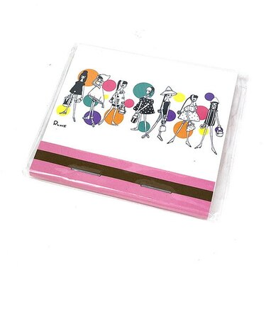 内藤ルネ マッチメモ 少女7人 メモ帳 文具 RUNE