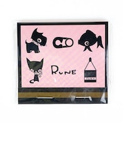 内藤ルネ マッチメモ ピンク メモ帳 文具 RUNE