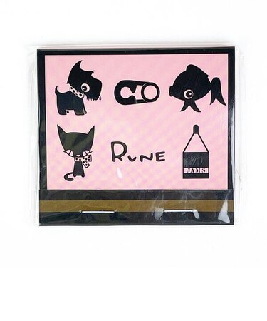 内藤ルネ マッチメモ ピンク メモ帳 文具 RUNE