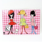 内藤ルネ ガールズ B4ポスター インテリア レトロ RUNE