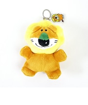 たべっ子どうぶつ らいおん ぬいぐるみアクリルキーリング キーホルダー