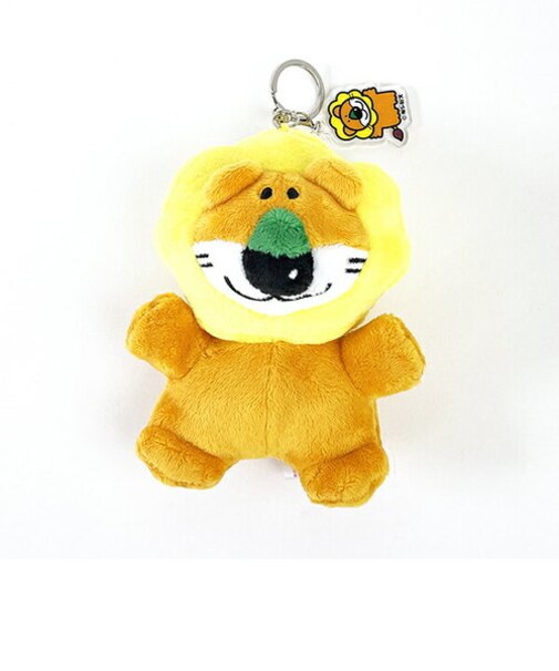 たべっ子どうぶつ らいおん ぬいぐるみアクリルキーリング キーホルダー