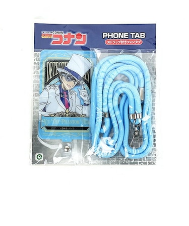 名探偵コナン 怪盗キッド ストラップ付きフォンタグ スマホ