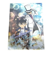 名探偵コナン 江戸川コナン＆怪盗キッド メタリッククリアファイル 文具 日本製