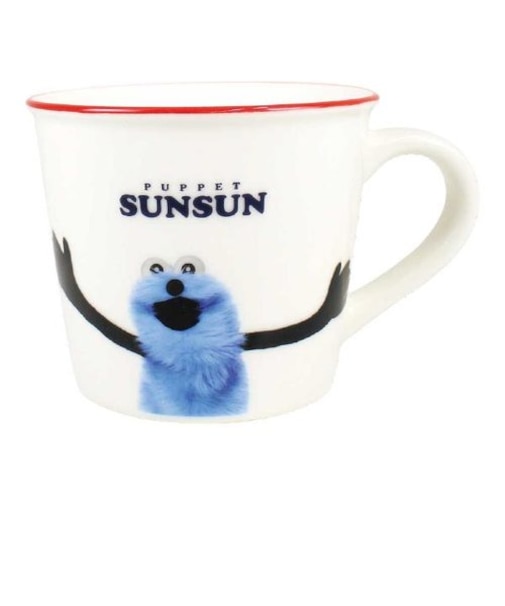  パペットスンスン カラーラインマグ(アップ) キッチン コップ