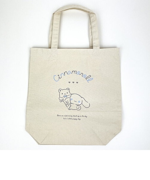 サンリオ のんびり シナモロールトートバッグ(ナチュラル) Sanrio