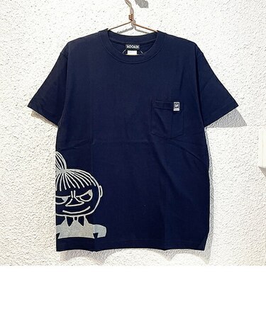 ムーミン リトルミイ ポケット Tシャツ (ネイビー) Mサイズ アパレル
